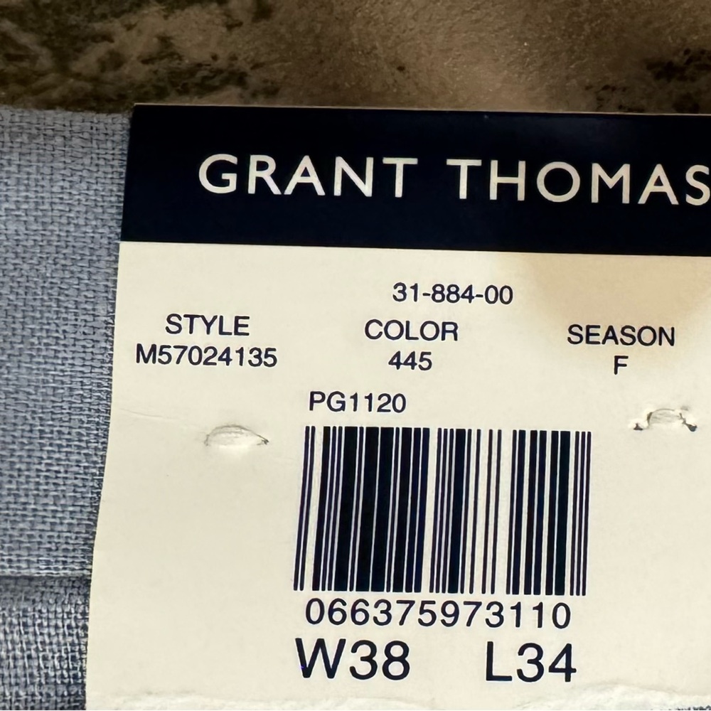 Grant Thomas Gray Trousers
